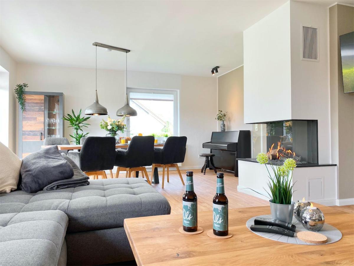 Ferienhaus Weserbrandung Nordenham Buitenkant foto