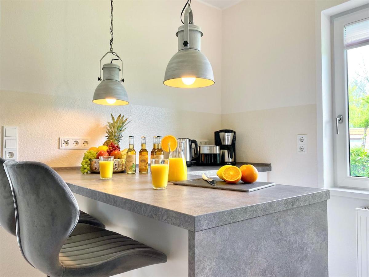 Ferienhaus Weserbrandung Nordenham Buitenkant foto